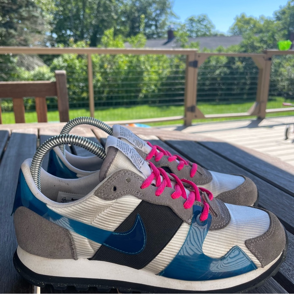 Nine Women’s 7.5 V-Love OX Shoes Gunsmoke Gray Blue Lace Up Sneakers